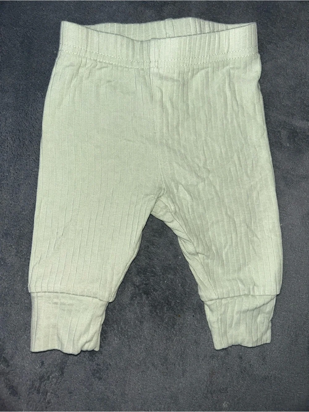 Carter's Baby Ribbed Leggings Trio - Green, White